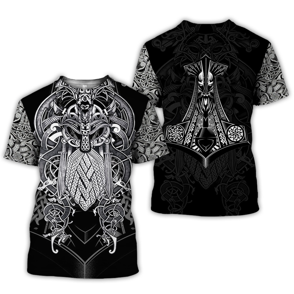 Pantalon, Camiseta, Sudadera, Vikings Odin 3D 1