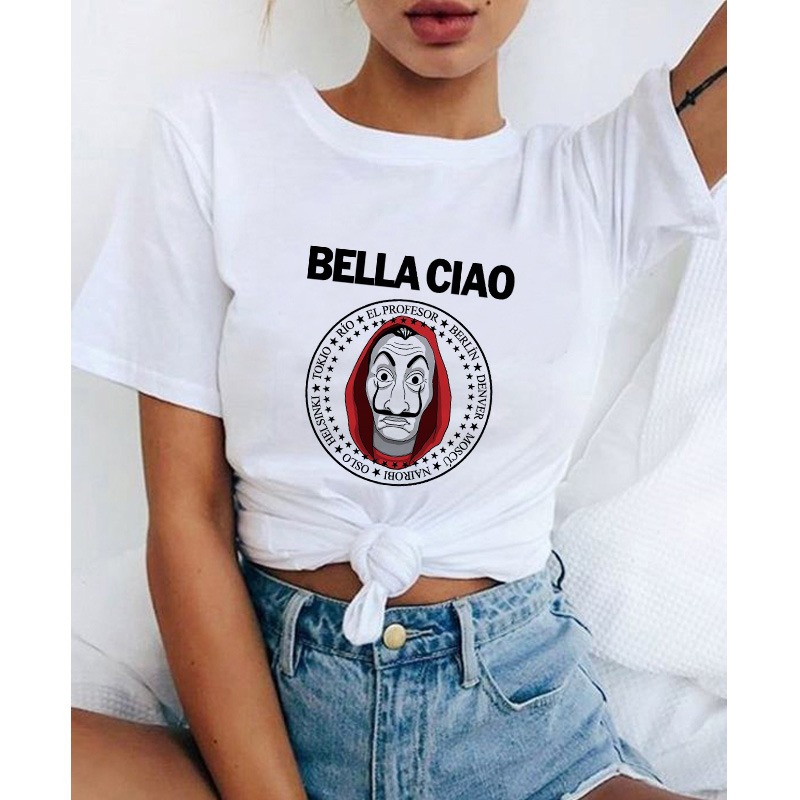 Camiseta Streetwear BELLA CIAO La Casa De Papel 2020 1