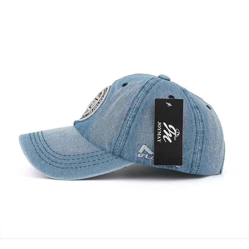 Demin Baseball Cap with Embroidery 3